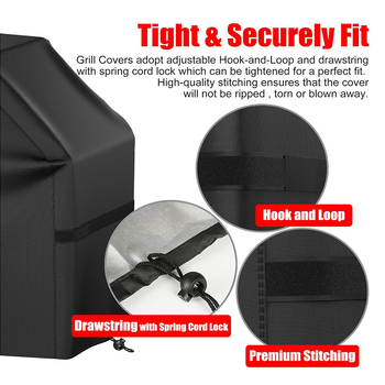 Κάλυμμα σχάρας μπάρμπεκιου από Oxford ύφασμα, μοντέρνο ύφος