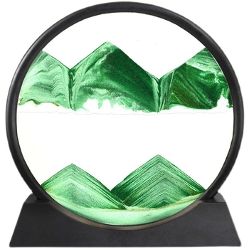 Quicksand painting διακόσμηση για σαλόνι και γραφείο – αφηρημένο γυάλινο τέχνεργο με inkjet εκτύπωση (Tempered glass; Blown; Quicksand painting; Inkjet printing; Abstract)