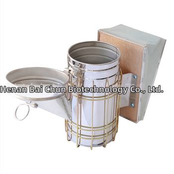 Ψεκαστήρας καπνίσματος για μελισσοκομία – ανοξείδωτος χάλυβας, Bai Chun, για μέλισσες, μελισσοκομία, κτηνοτροφία και υδατοκαλλιέργειες