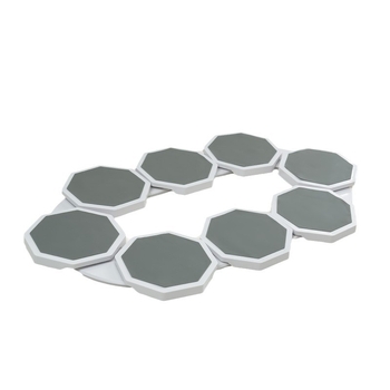 Ротационна тава за маса Lazy Susan — преносима ABS пластмаса, персонализирана с печатно лого, серия 55