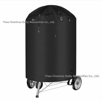 Barrel formā ārējā BBQ pārsega – ūdensnecaurlaidīga, UV izturīga, putekļu noturīga; apaļa poliestera aizsargslānis (210D/420D/600D)