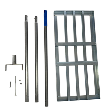 Εργαλείο επιπέδωσης κήπου από ανοξείδωτο ατσάλι, επίπεδος σετ για κήπο