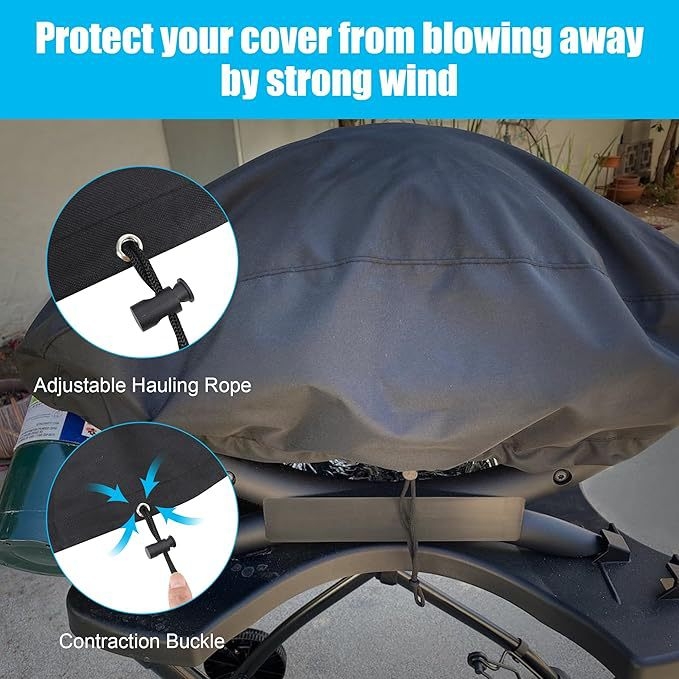 Покривало за барбекю за външна употреба — полиестер, cf марка, модерен минималистичен стил, възможност за персонализация