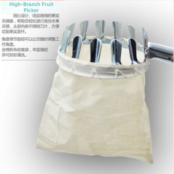 Drunk Wave Μεταλλικός Συλλέκτης Φρούτων με Μακρύ Βραχίονα, Φορητό Εργαλείο Κήπου, Μοντέλο 001