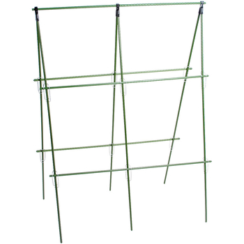 Πλέγμα για αναρρίχηση φυτών, σωλήνες από χάλυβα με πλαστική επικάλυψη, κηπουρική