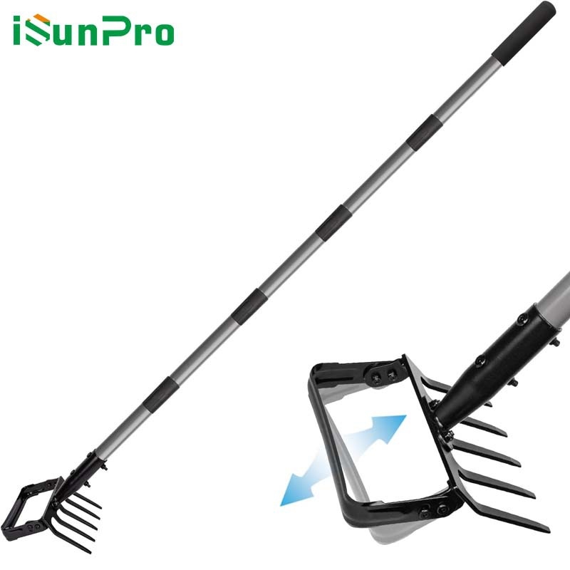 Stirrup kastuvas – dviejų paskirčių sodo ravėjimo kastuvas su žiediniu priedu pašalinimui piktžolių — Isunpro; Personalizavimas: Parama; Panaudojimas: Sodas/Žemės ūkis; Tipas: Stirrup Hoe)