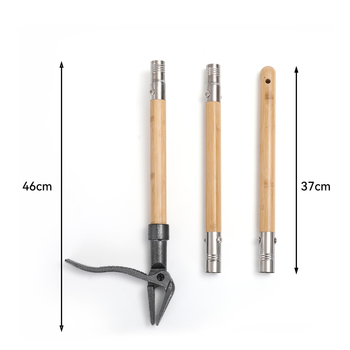 Ručni alat za uklanjanje korova s uspravnim nožnim pedalom, ručna upotreba, trostupanjski dizajn (Brand: Smooth)