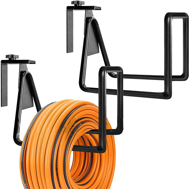 XT Smags darba šļūtenes turētājs sienas stiprinājumam – derīgs dārza instrumentiem