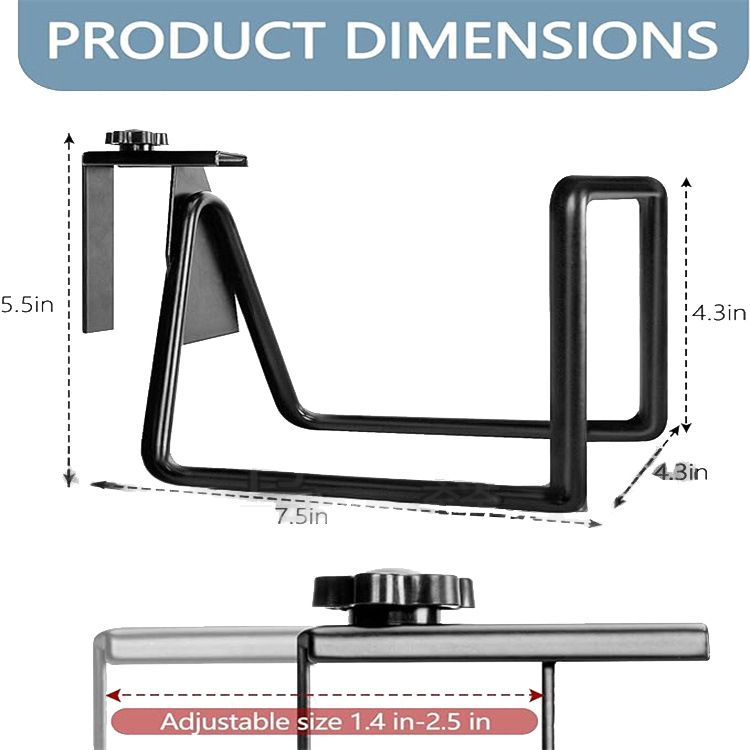 XT Smags darba šļūtenes turētājs sienas stiprinājumam – derīgs dārza instrumentiem