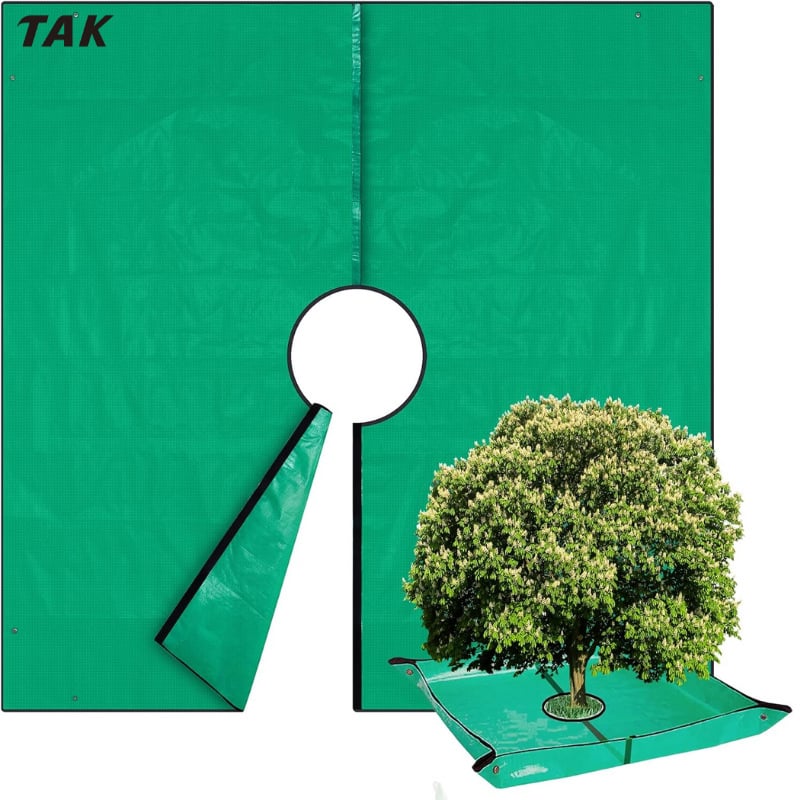 Pătură pentru frunze căzătoare în grădină (Material: polipropilenă nouă; Scop: colectarea frunzelor și a resturilor; Brand: Moisturizing circle; Importat: Nu)