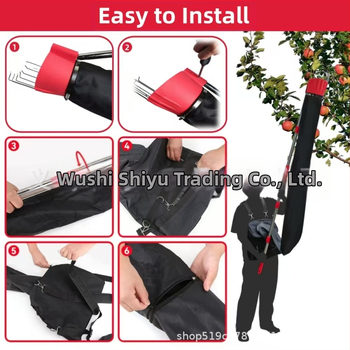 Τηλεσκοπικό σακίδιο συγκομιδής φρούτων — ολοκληρωμένη συσκευή συγκομιδής σε μεγάλο υψόμετρο