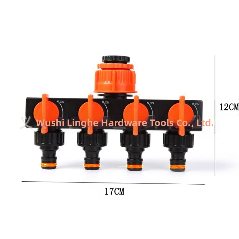 Европейски стил водоразпределител с 1 вход и 4 изхода, с превключващ клапан Gordenbe