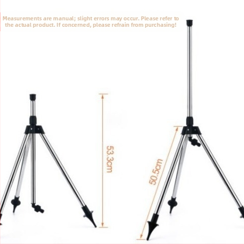 SQ Стойка за дюза от неръждаема стомана с POM за напояване — триножна скоба за домашна градина и обществени зелени площи