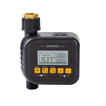 SK ABS Έξυπνος ελεγκτής άρδευσης για μπαλκόνι κήπου, με χρονοδιακόπτη, αισθητήρα βροχής και αυτόματη κεφαλή ψεκασμού