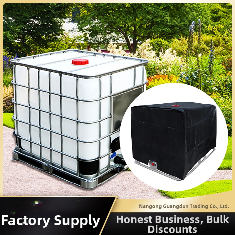 Покрив за IBC воден резервоар и барабан, 210D Oxford плат, прахозащитен, дъждоустойчив и водонепропусклив, персонализация налична
