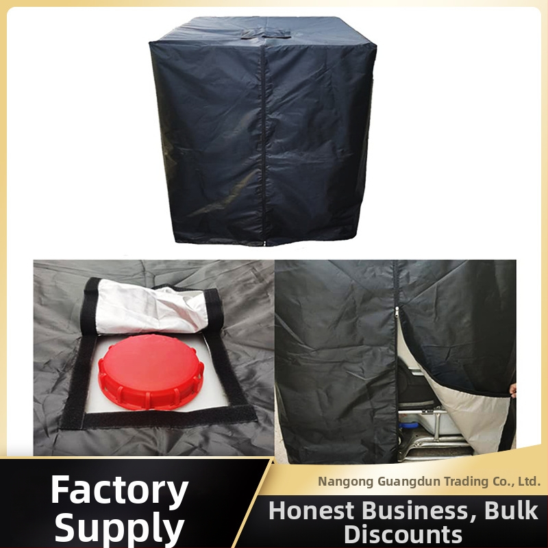 Покрив за IBC воден резервоар и барабан, 210D Oxford плат, прахозащитен, дъждоустойчив и водонепропусклив, персонализация налична