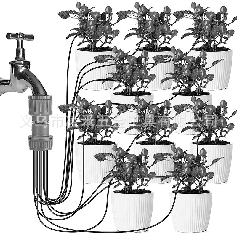 Σετ άρδευσης με σταγόνες – συσκευή ποτίσματος για γλάστρες με παχύφυτα, οικιακή και ταξιδιωτική χρήση