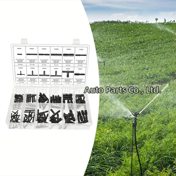 Σετ αυτοκινήτων γρήγορων συνδετήρων για σωληνώσεις ψεκασμού νερού, 113 τεμάχια, καθολική συμβατότητα, 12 τύποι προδιαγραφών (Τ και ευθύγραμμες συνδέσεις)