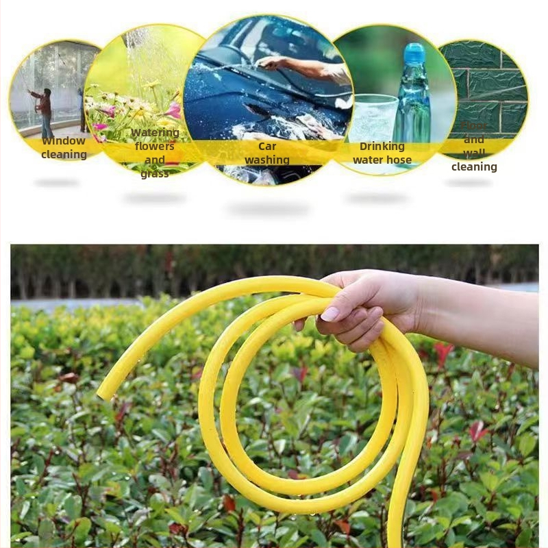 PVC воден маркуч, 72 г, за домашна употреба, миене на кола и поливане на градина