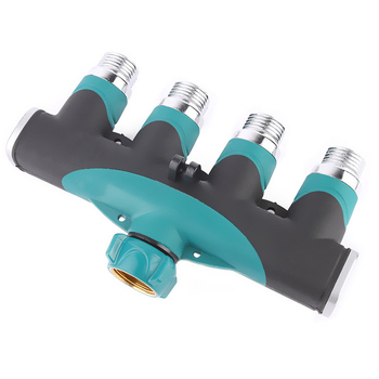 Τετραδρομική βαλβίδα με σφαίρα, τετραδρομικός διαχωριστής νερού, σύνδεση νερού, σωλήνας με πλαστικό επίχρισμα (Μάρκα: Shengda, Εφαρμογή: Πάρκο)