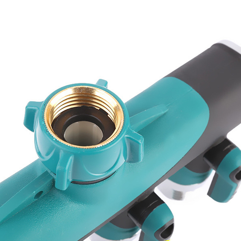 Keturių krypčių kamuolinis vožtuvas, keturių krypčių vandens atskyrimo jungtis, vandens jungtis, plastiniu danga dengtas vamzdinis jungtis (Prekės ženklas: Shengda, Parkas)