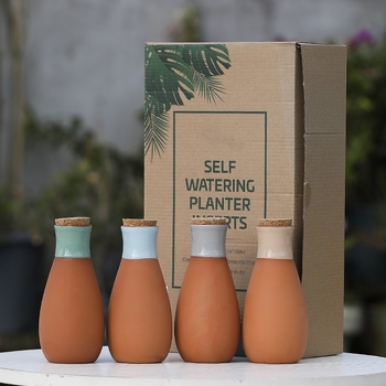 JX δοχείο ποτίσματος με σταγόνα, πηλός, χωρητικότητα 400 ml, διαρροή νερού