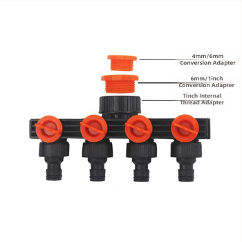 ABS συνδετήρας βαλβίδας 1-σε-4 για πότισμα κήπου – Crown Bearing