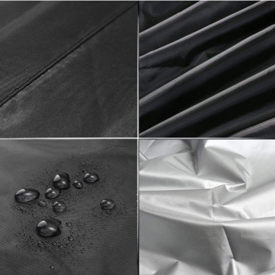 Kihúzható falra szerelhető tömlő tekercs burkolat Oxford anyagból, ezüst bevonattal; vízálló, UV-álló, por- és esőálló