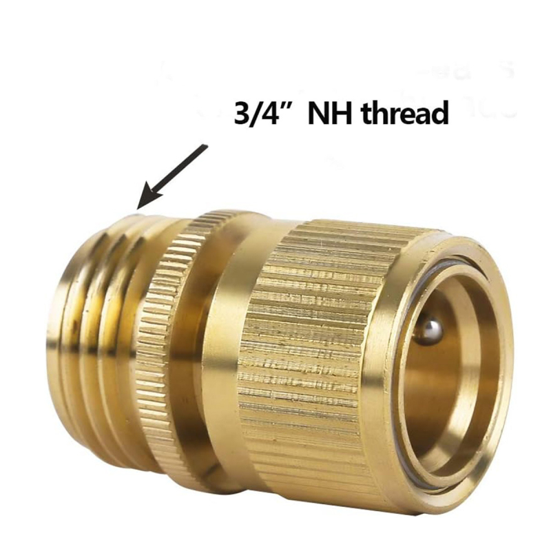 Sodo žarnos greito jungimo jungtis, varis, GHT, 2 komplektai, 0,16 kg