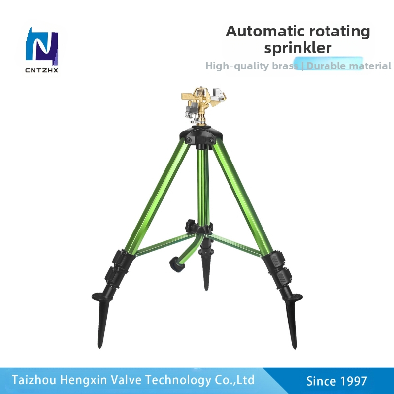 Hengxin ψεκαστήρας ποτίσματος με αφαιρούμενο περιστρεφόμενο κεφάλι, κράμα ορειχάλου-τιτάνιο, ευρύ φάσμα ψεκασμού, κατάλληλος για οικιακό κήπο και δημόσιους χώρους πρασίνου