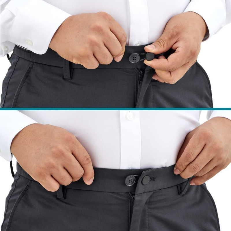 12 бр. разширители за талията на панталони и дънки — пластмаса/смола, DIY аксесоари, стил Fashion OL