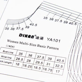 DIHAN YA101 Prototip de îmbrăcăminte feminin, scară 1:1 (multi-size într-o singură versiune) – Versiune prototip