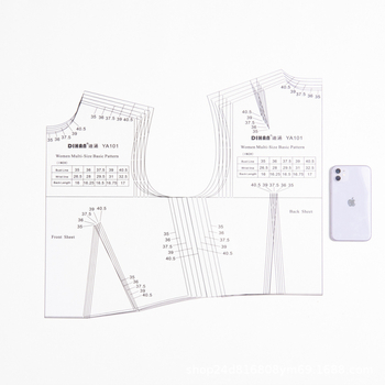 DIHAN YA101 Prototip de îmbrăcăminte feminin, scară 1:1 (multi-size într-o singură versiune) – Versiune prototip