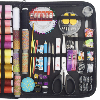 Oya õmbluskomplekt, 228-osaline, koduseks õmblemiseks, karbis 40 komplekti, kogukaal 500 g, litsentsiga privaatne märgis, kohandatava töötlemise võimalus