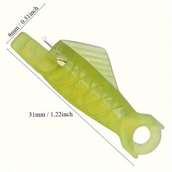 Μίνι μηχανισμός περάσματος νήματος σε σχήμα ψαριού – φορητός, πολυλειτουργικός εργαλείο για ραπτική μηχανή, συμπαγές σετ οδηγών νήματος