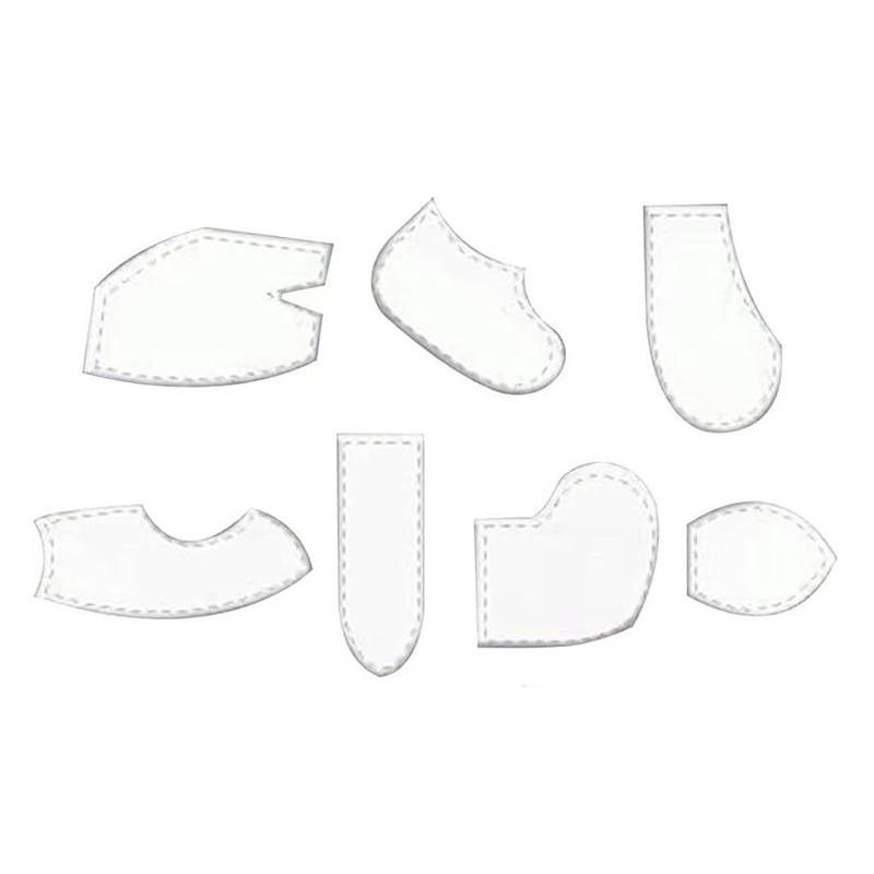 Akril quilt sablonkészlet, memória nyuszi minta, 7 darab