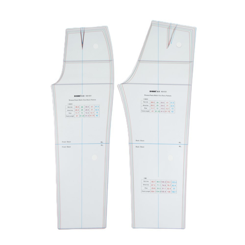 KA101 moterų prototipo kelnės, 1:1 mastelis, plastikas