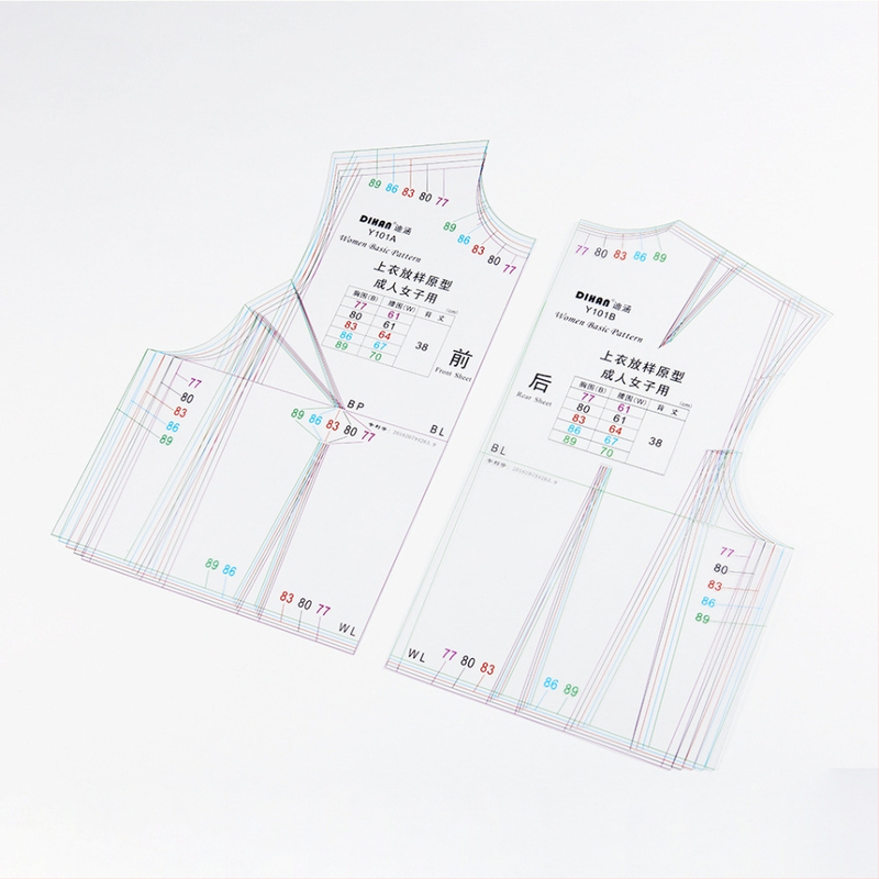 DIHAN Y101 1:1 Прототип дамско облекло, шаблон за кройка с японски стил (Марка: DIHAN; Внос: Не; IP лиценз: Няма; Пол: Жени)