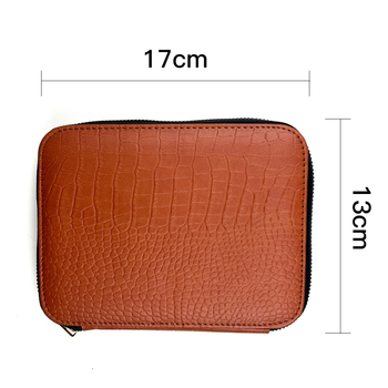 Odvojive kružne igle za pletenje, otisak aluminijevog oksida, set od 13 pari, u PU torbi, 2024 model