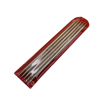 Ατσάλινες βελόνες πλεξίματος για πουλόβερ – κοντές και ευθείες, σετ 5 τεμαχίων, οικιακό στυλ, δυνατότητα εξατομίκευσης