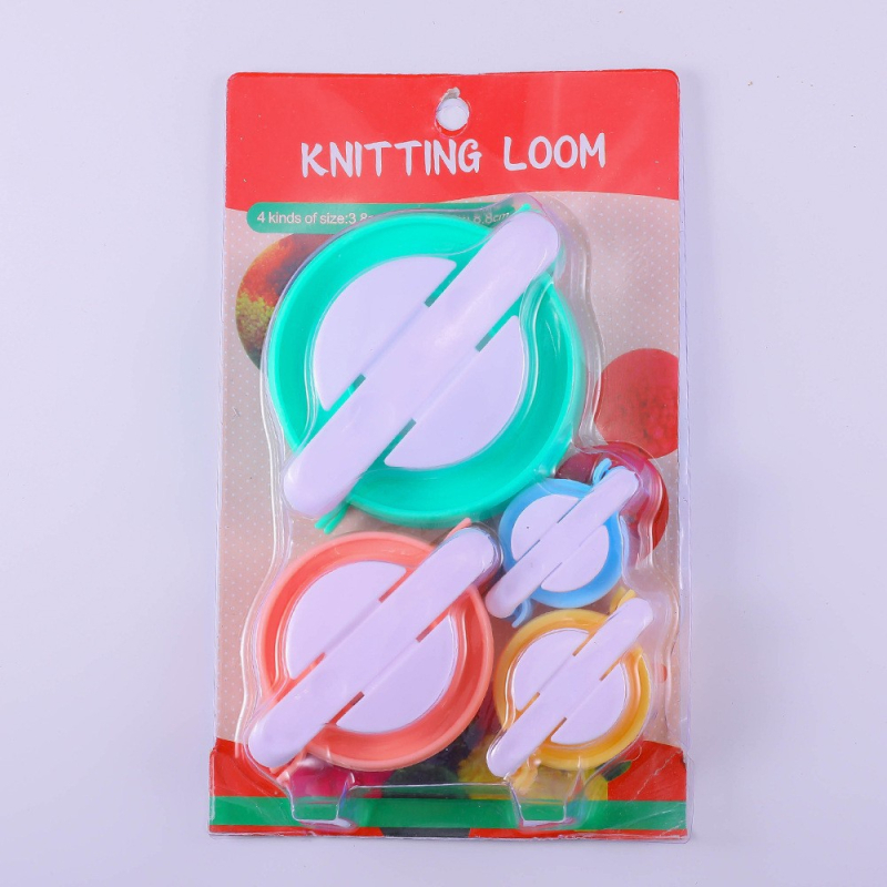 Машинка за вълнени помпони — инструмент за изработка на топчета и плетене; опаковка 100 бр, тегло 105 g, прост стил