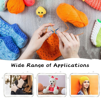 Αποσπώμενο σετ κυκλικών βελονών κροσέ από καρβονισμένο μπαμπού, 13 τεμάχια, λαβές από ξύλο οξιάς, γαλλικού στυλ βελονισμού