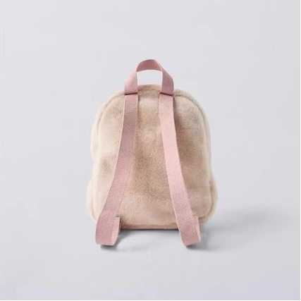 Stitch plüss iskolatáska lányoknak — rajzfilmszerű, gyerekes és aranyos, poliészter bélés