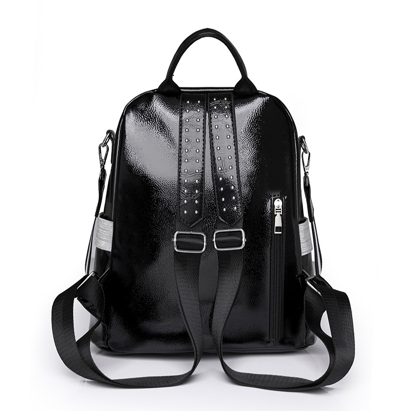 Női elefánt motívumos, gyémántokkal kirakott PU bőrből készült hátizsák, 2024 modell, többfunkciós szabadidős utazáshoz (anyag: PU; bélés: poliészter; zárás: cipzár; vízálló; kopásálló)