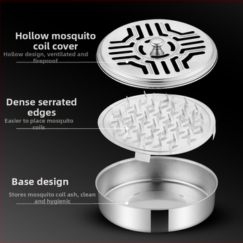 Moskito ritinių dėžutė, daugkartinio naudojimo, atspari vėjui, be logotipo