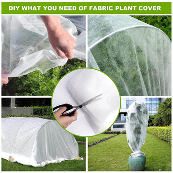xc Αντιψυκτικό κάλυμμα φυτών, μη υφασμένο ύφασμα, χειμερινή προστασία φυτών