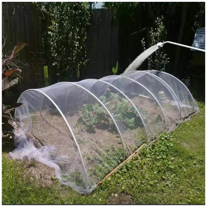 Kirptas insektų apsaugos tinklas su plonu tinklu daržovėms ir kultūroms, HDPE 5200s, 40 acs, vielos skersmuo 16–17 mm, tarnavimo laikas 8–10 metų