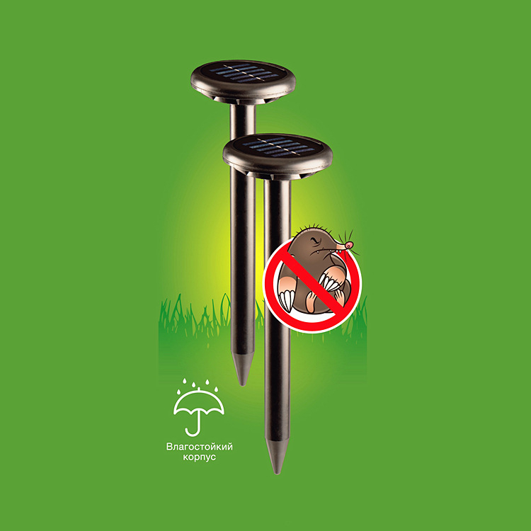 Išorinis saulės ultragarso kenkėjų atbaidymo įrenginys pelėms, modelis YN-2020S013, 5W, 400–1000 kHz, 1.2V, įkrovimas palaikomas