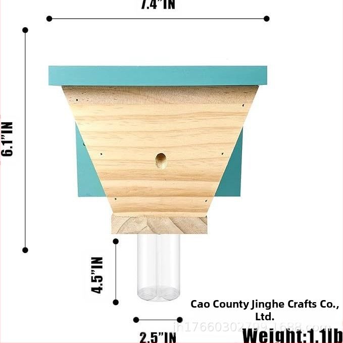 Дървен пчелен капан, за пчели, без частна марка