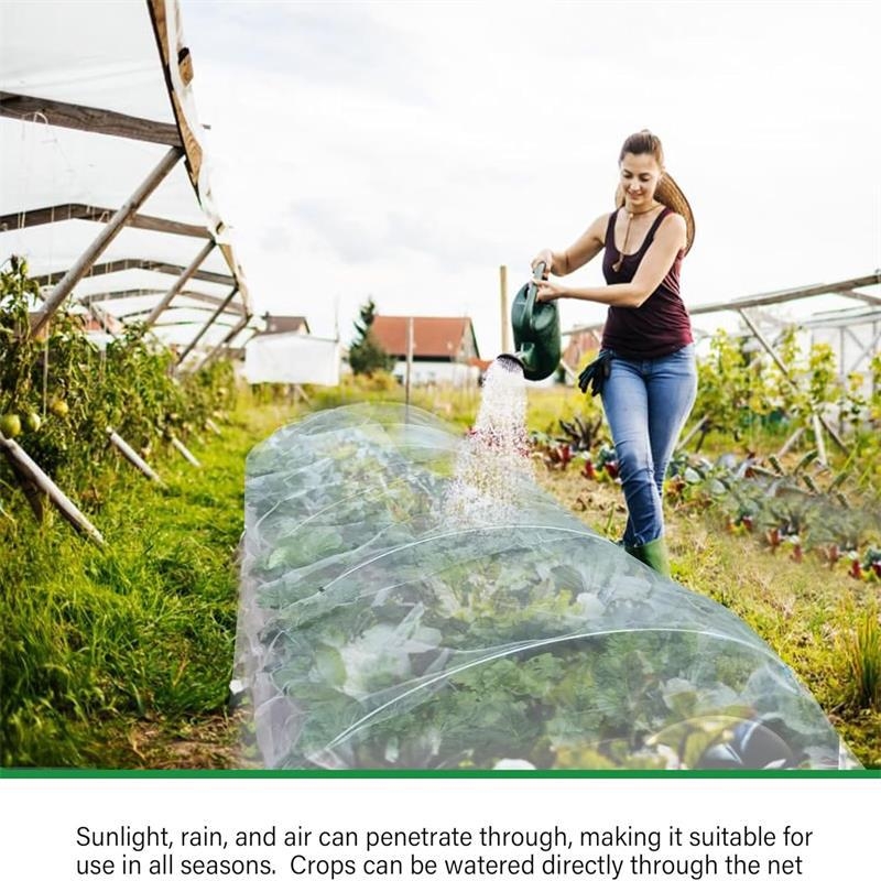 Kenkėjų apsaugos tinklas augalams ir daržovėms, Polietilenas, Tipas: Kenkėjų apsaugos tinklas, Prekės ženklas: Obo